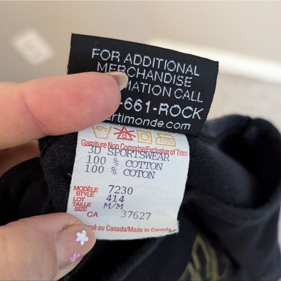 Vintage Metallica No Leaf Clover Baby Tee M Artimonde 2003 Rare Women’s Band Shi - Picture 5 of 9